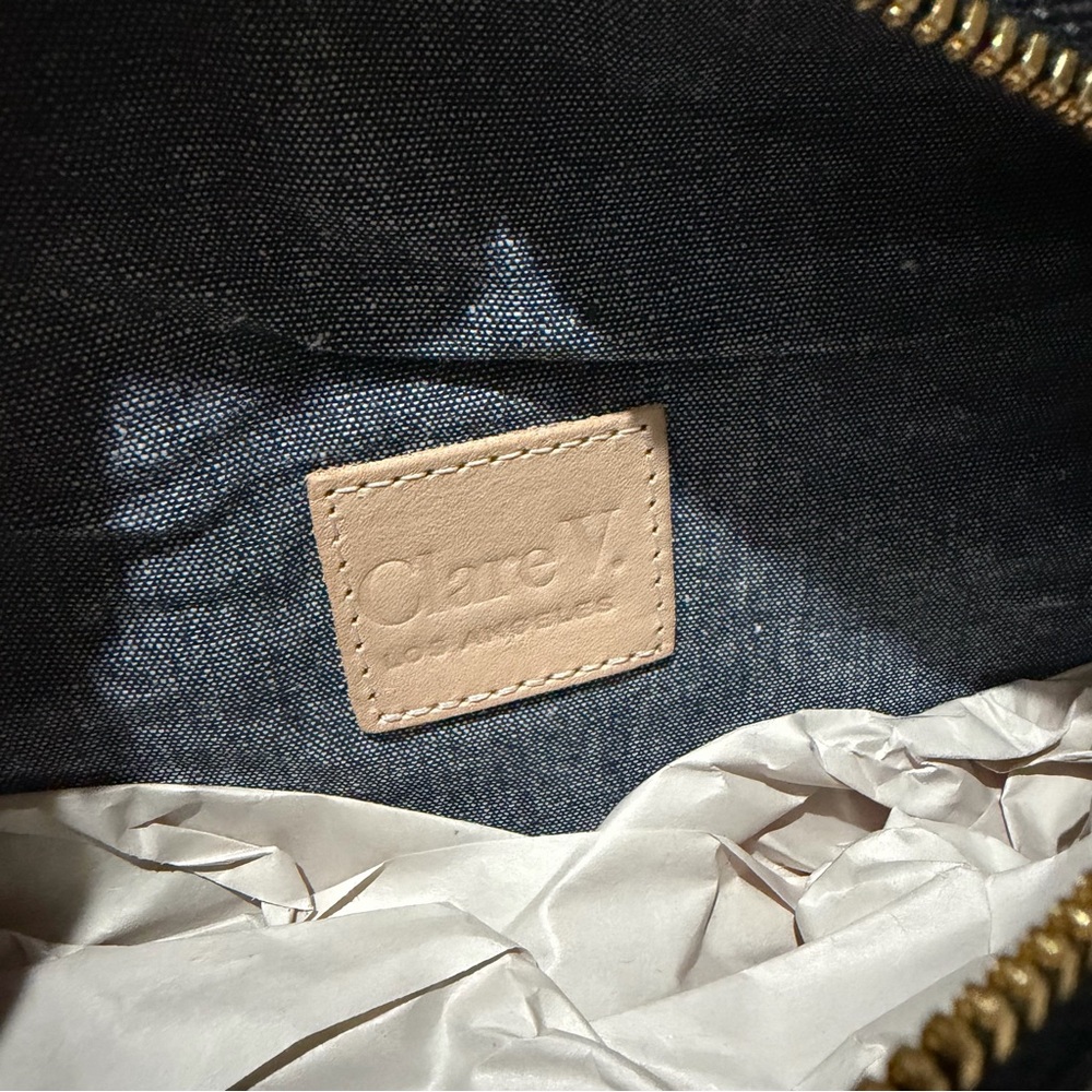 Clare V Black-Embossed Crossbody Bag - Picture 5 of 5